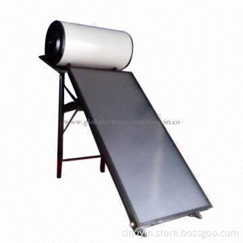 Flat Panel Solar Collector with Whole Laser Welding and Blue Titanium Absorber